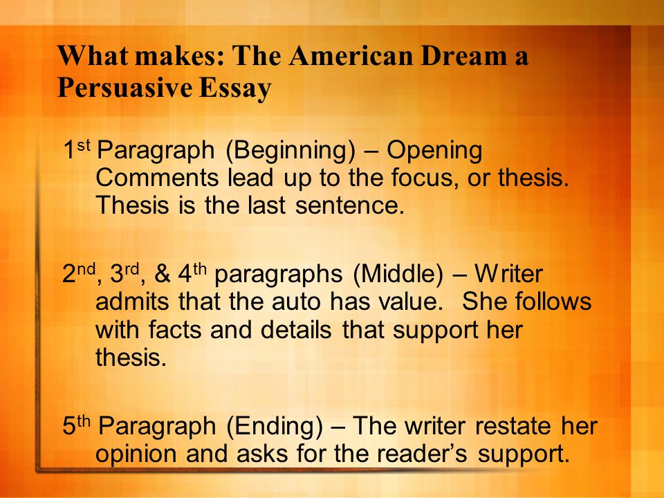 How to Write an Introduction Sentence for a Persuasive Essay